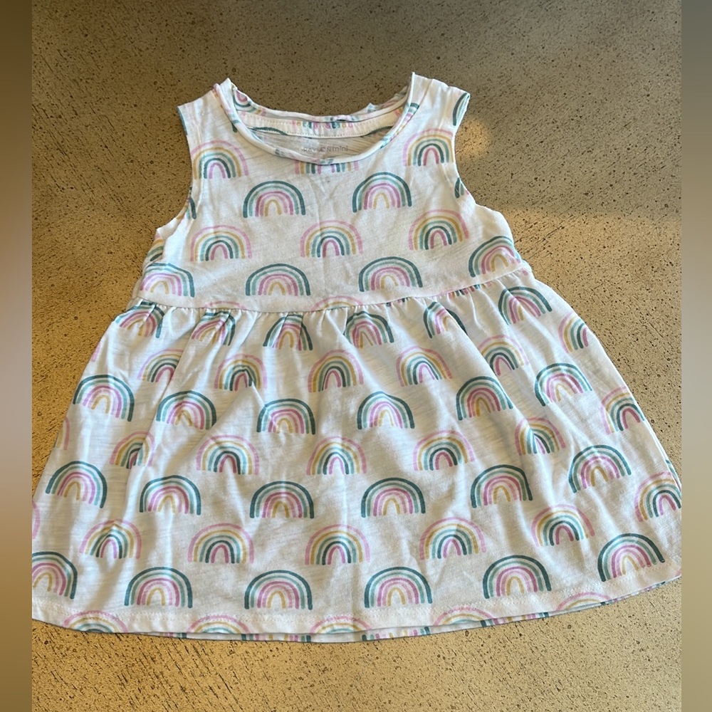 SOLD Dayson Mini Rainbow Tank Dress